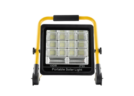 METCO_100W LED SOLAR RECHARGEABLE FLOOD LIGHT_WHITE