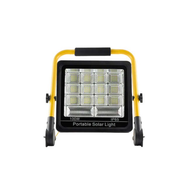 METCO_100W LED SOLAR RECHARGEABLE FLOOD LIGHT_WHITE