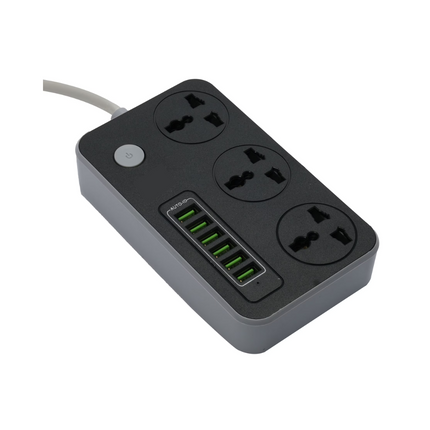 EXTENSION SOCKET 6 USB 3 POWER SOCKET