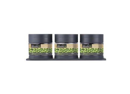 KOMAX 3PCS SPICE JAR SET W/TRAY 490ML