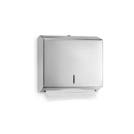 STAINLESS STEEL TISSUE PAPER DISPENSER W/KEY 28 * 37CM