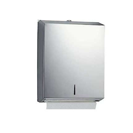 موزع مناديل ورقية من الفولاذ المقاوم للصدأ مع مفتاح 36 * 28 سم