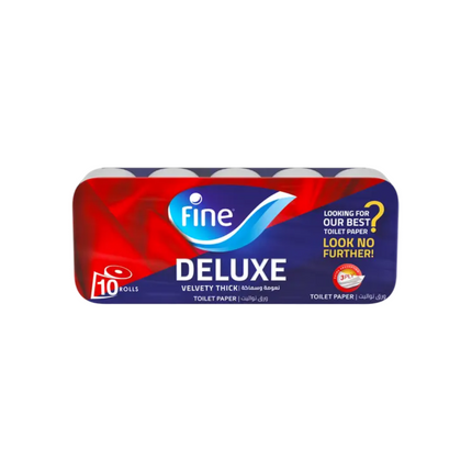 FINE DELUXE TOILET PAPER 10PCS