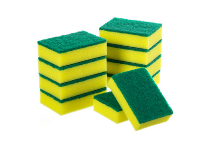 SCOUR POWER SPONGE CLEANING POWER - 10PCS 