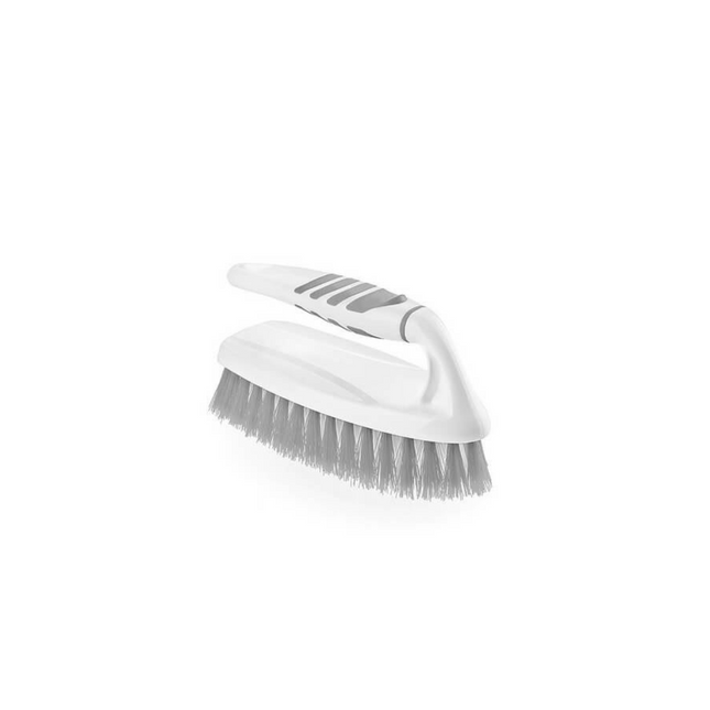 PLASTIC CLEANING BRUSH WITH HANDLE