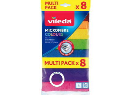 VILEDA MICROFIBER TOWELS 8PCS 