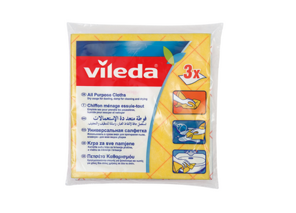 VILEDA MULTI-USE TOWEL  40 X 38 CM, 3 PIECES
