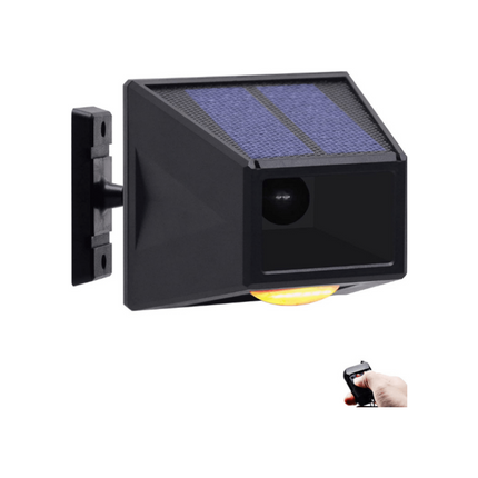 SOLAR LIGHT SOUND SECURITY SIREN MOTION DETECTOR