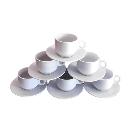 TEA CUP SET - 6 PIECES