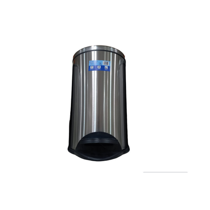 STAINLESS STEEL WASTE BIN 12L