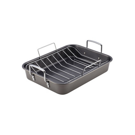 صينية شواء و تحميص مع رف 28 سم