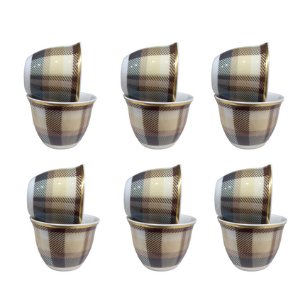 ROYAL COFFE CUP SET / 12PCS