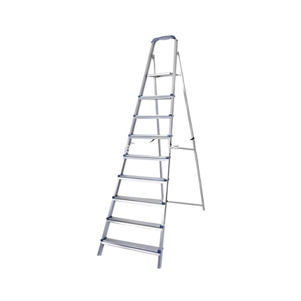 IRON LADDER 9 STEPS ON ONE SIDE 2.20M