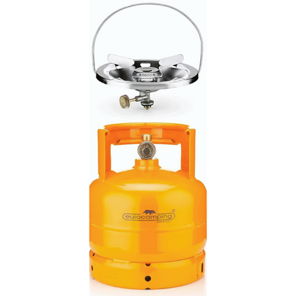 EUROCAMPING 2KG GAZ CYLINDER W/HEAD 
