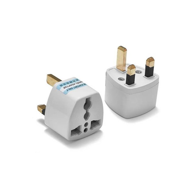 TRAVEL ADAPTER 13A - WHITE