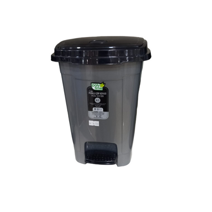 سلة نفايات بدواسة من بولي تايم 6 لتر