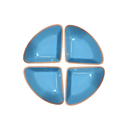 طقم صحون زبادي فيابوت 4 قطع