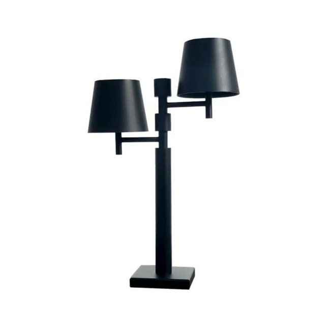 LUXURY WIRELESS RECHARGEABLE DOUBLE TABLE LAMP