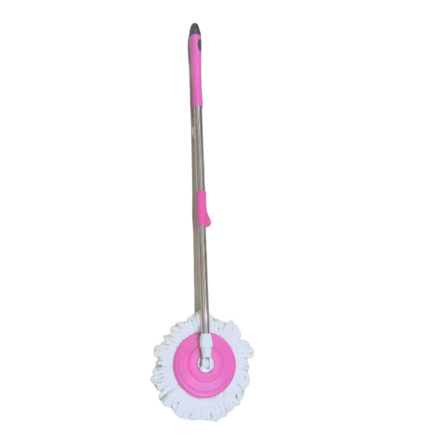 MOP WITH MOVABLE ROUND HEAD