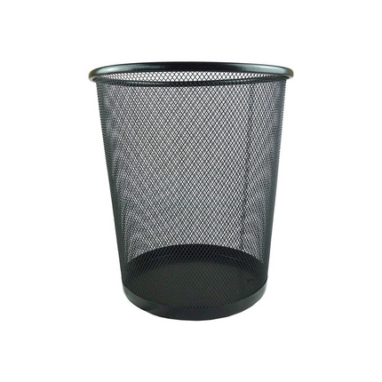 سلة نفايات حديدة كبيرة