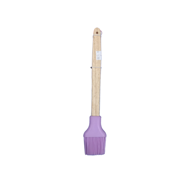 RENA SILICONE FOOD BRUSH WITH WOODEN HANDLE