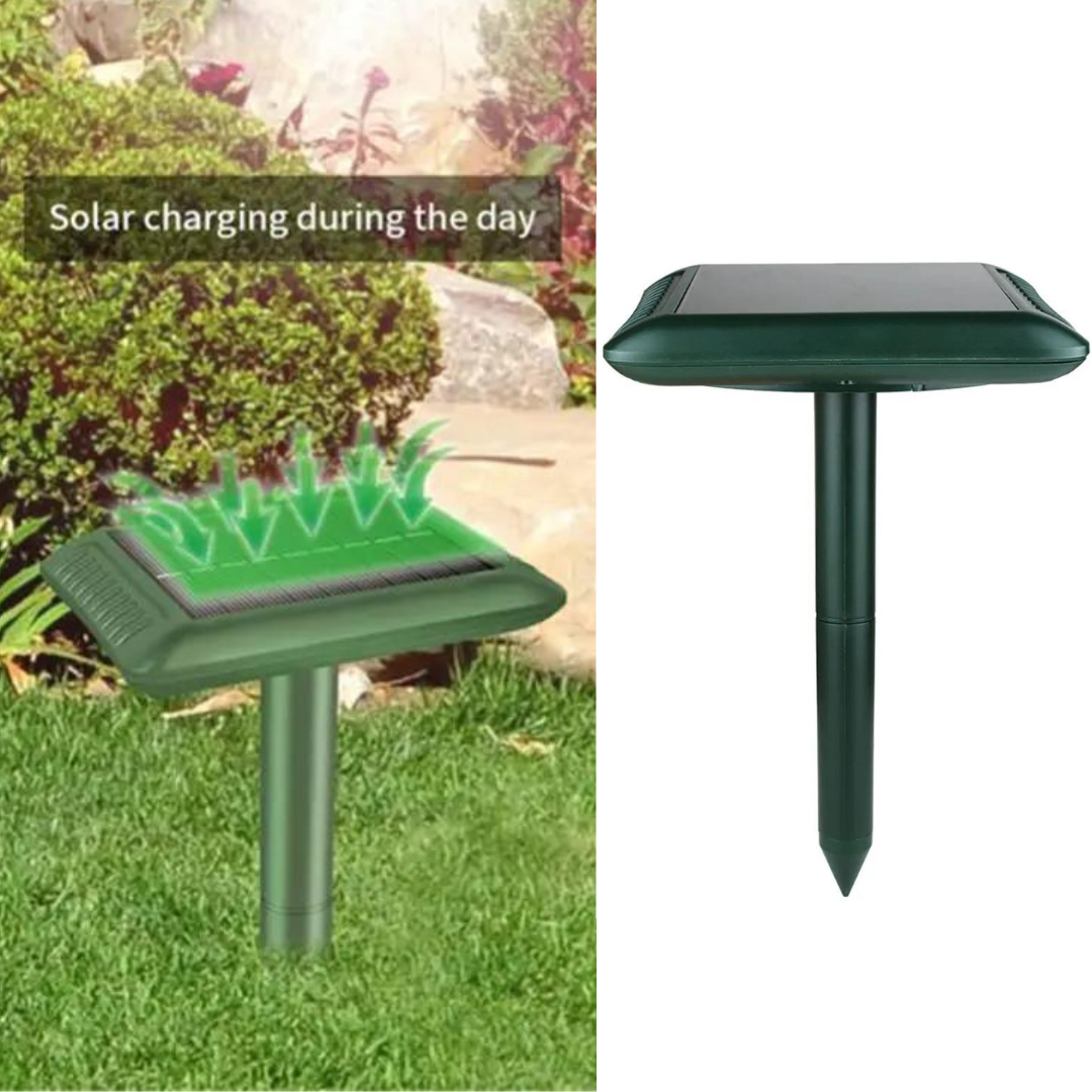 SOLAR ULTRASONIC OUTDOOR SNAKE & RAT REPELLENT – Mega Hardware
