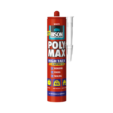 BISON 400G POLY MAX HIGH TACK EXPRESS_WHITE