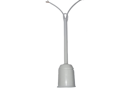 MIRSA LAMP HOLDER LONG/WHITE