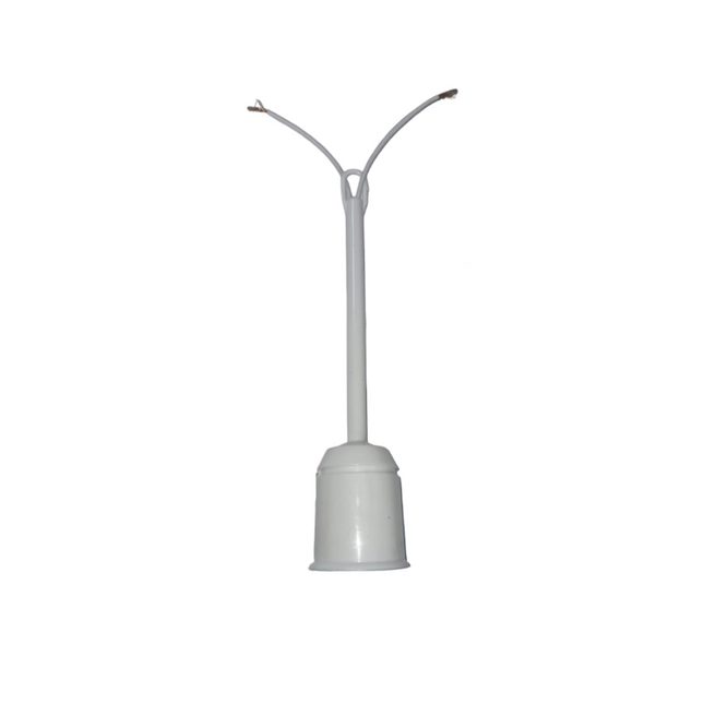 MIRSA LAMP HOLDER LONG/WHITE