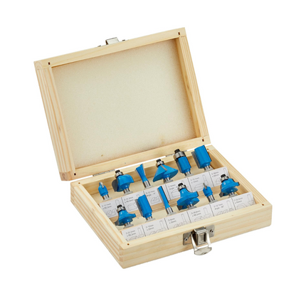 مجموعة حفر خشب 12 قطعة 6 ملم