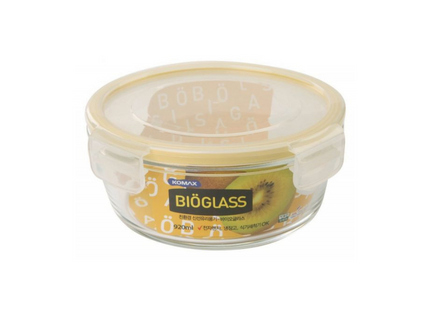 KOMAX 920ML BIOGLASS ROUND FOOD CONTAINER