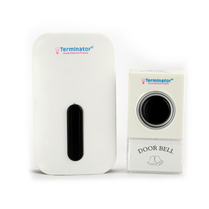TERMINATOR DOOR BELL DIGITAL WIRELESS WITH 38 MELODIES 2 PIN PLUG