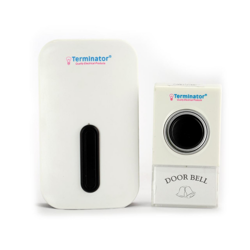 Terminator Bells Set TERMINATOR DOOR BELL DIGITAL WIRELESS WITH 38 MELODIES 2 PIN PLUG ...