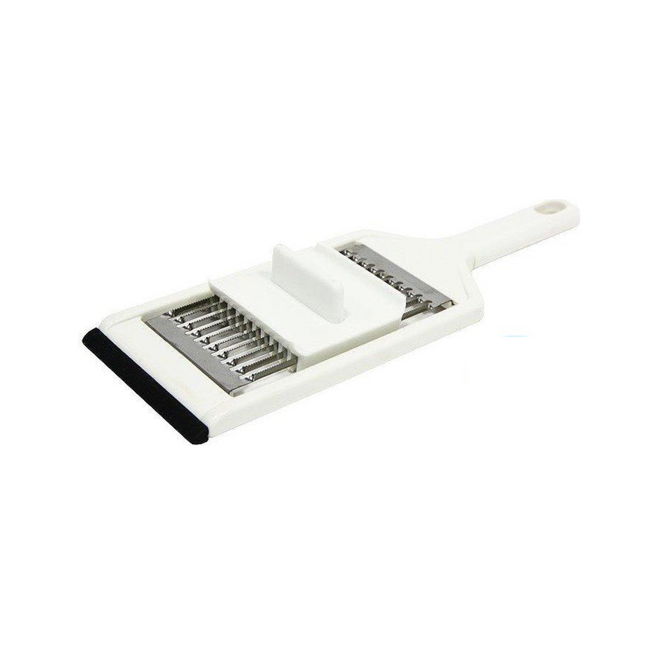 VEGETABLE GRATER WITH PLASTIC HANDLE