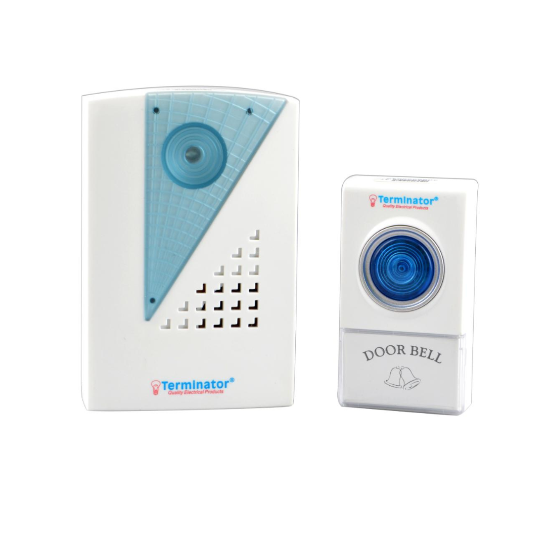 Terminator Bells Set TERMINATOR DOOR BELL DIGITAL WIRELESS WITH 38 MELODIES DC – Mega Hardware