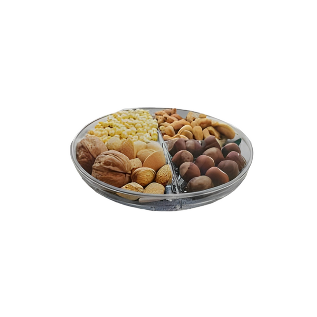 GLASS HOME NUTS PLATE