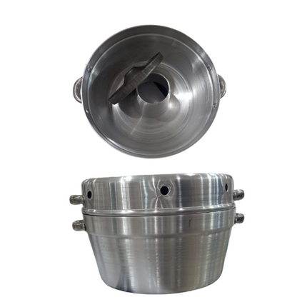 قالب كيك ستانليس بغطاء 24 سم