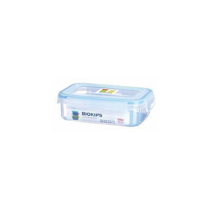 KOMAX RECTANGULAR FOOD STORAGE CONTAINER W/SEPARATOR-670ML
