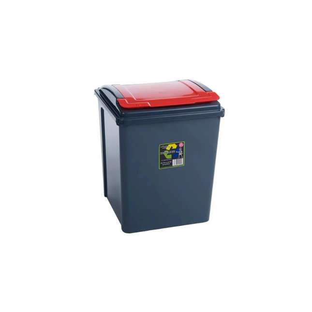 WHATMORE 50L RECYCLE BIN RED