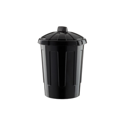 WHATMORE 80L DUSTBIN BLACK