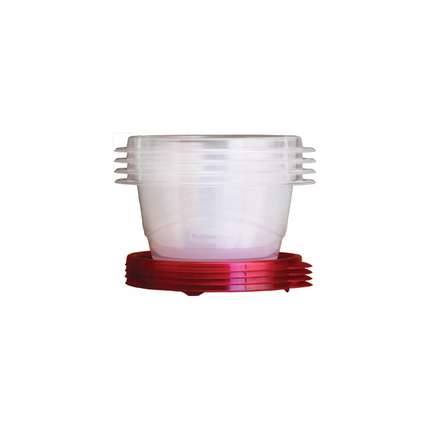 RUBBERMAID SMALL SWIST&STEAL FOOD STORAGE CONTAINER 284ML/4PACK