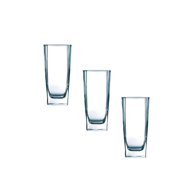 LUMINARC GLASS CUP SET, 330 ML / 3 PIECES