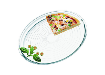 GLASS PIZZA PLATE