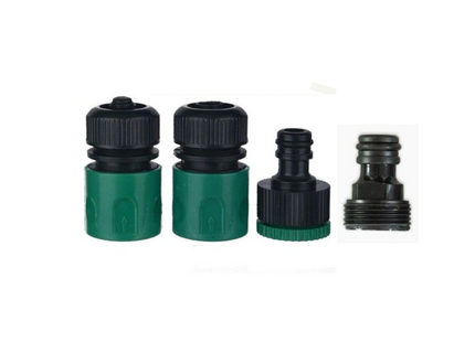 GARDEN HOSE 1/2" HOSE CONNECTOR - 4PCS 