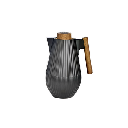 ROYAL 1L VACUUM FLASK - BLACK