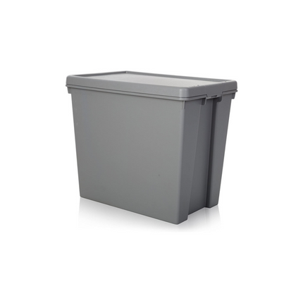 صندوق تخزين واتمور 92 لتر - رمادي