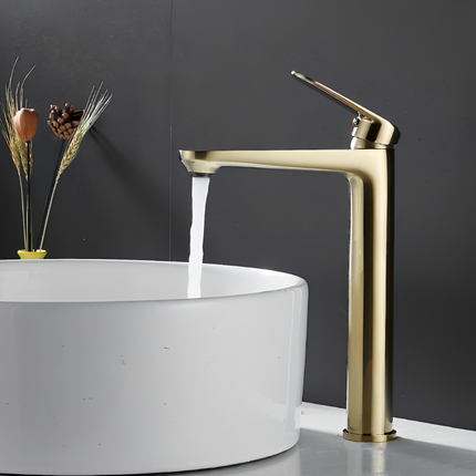 FAUCET BASIN MIXER GOLD