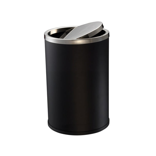 Mega Black Waste Bin Size 37.5*75.5 cm 