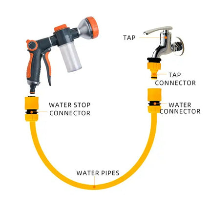 فرد رش مع موزع صابون