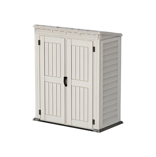 COSMOPLAT GARDEN STORAGE SHED WITH SHELVING RACK 4